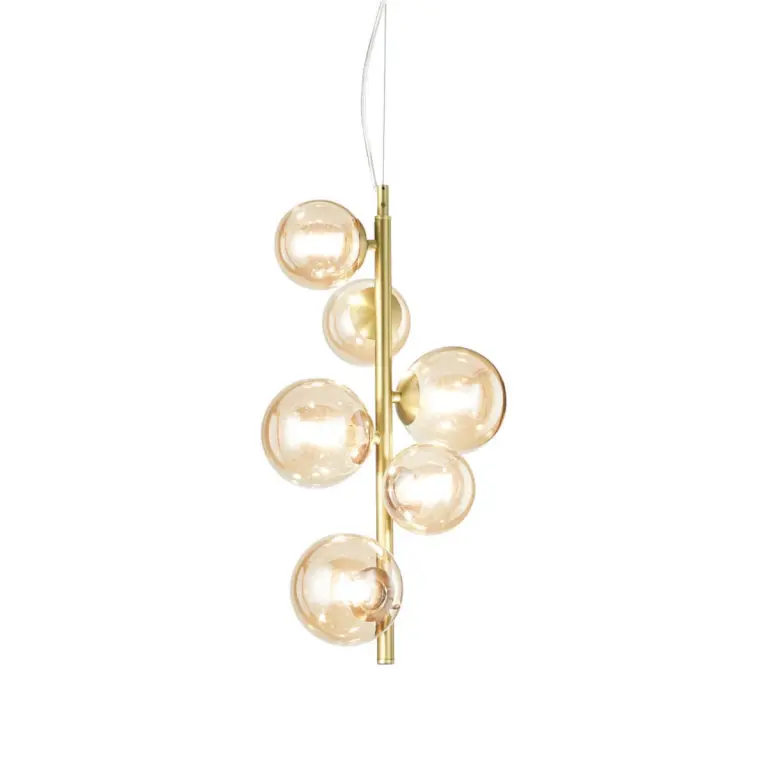 Полилей PERLAGE SP6 AMBRA, amber, ideal lux, 6xG9, 317793