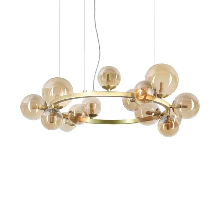 полилей PERLAGE SP14 AMBRA, amber, ideal lux, 14xG9, 322797