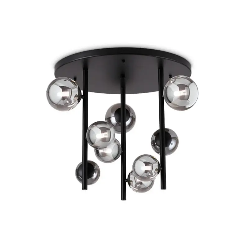 полилей PERLAGE PL9 FUME', smoky, ideal lux, 9xG9x4w, 3000k, 9x510lm, 328416