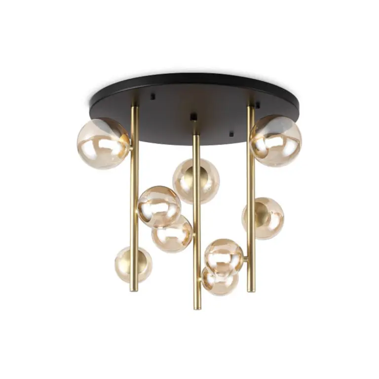 Полилей PERLAGE PL9 AMBRA, amber, ideal lux, 9xG9x4w, 3000k, 9x510lm, 328409