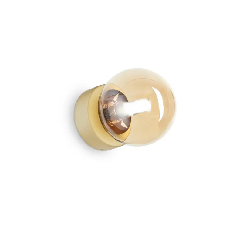 Аплик PERLAGE AP1 AMBRA, amber, ideal lux, 1xG9x4w, 3000k, 510lm, 317809
