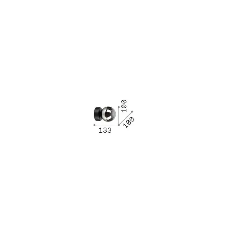 Аплик PERLAGE AP1 AMBRA, amber, ideal lux, 1xG9x4w, 3000k, 510lm, 317809