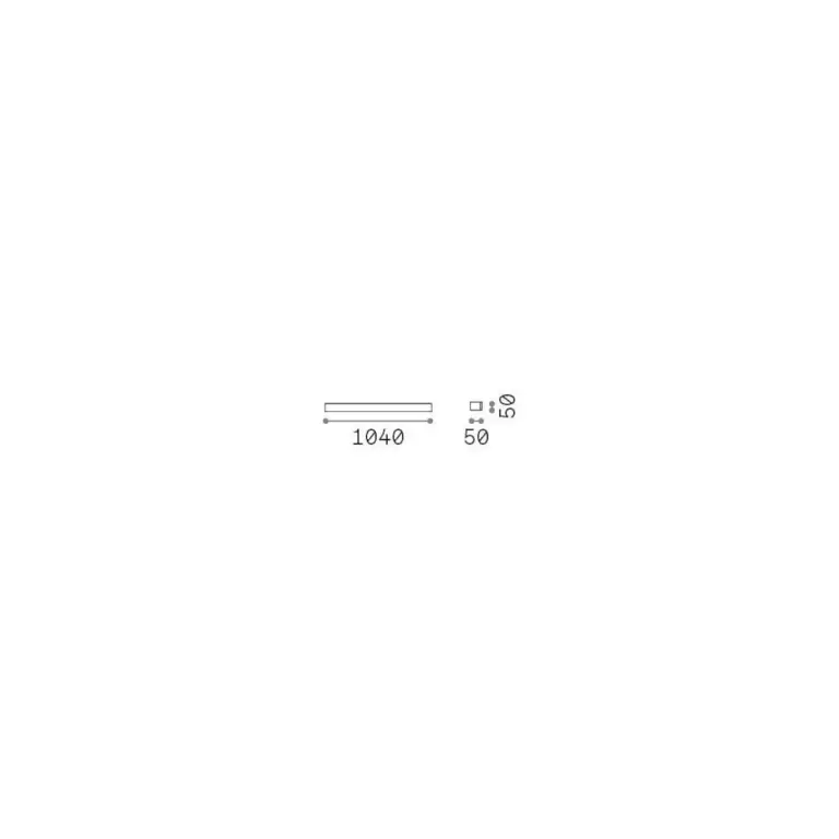 Аплик linea ap d104 coffee, coffee, ideal lux, led 20w, 3000k, 1950lm, 313481