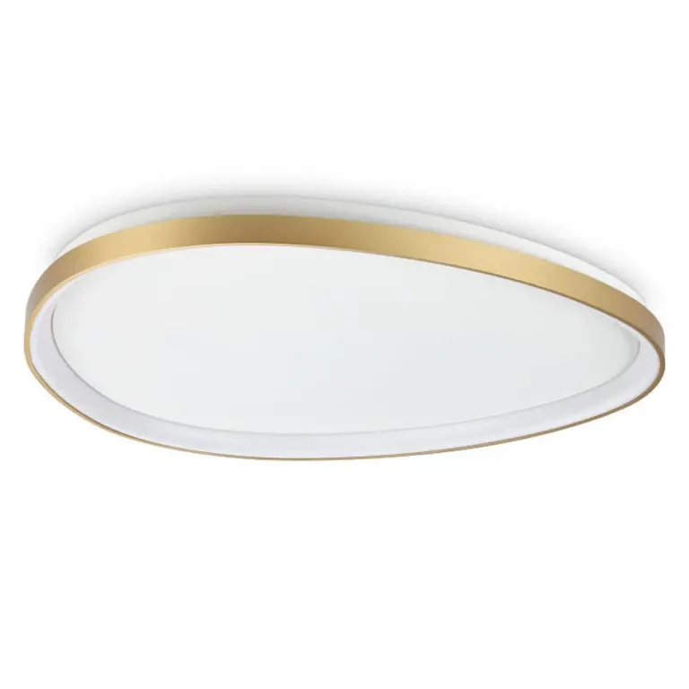 Плафон GEMINI PL D081 ON-OFF OTTONE, brass, ideal lux, led 41w, 3000k, 5600lm, 328096