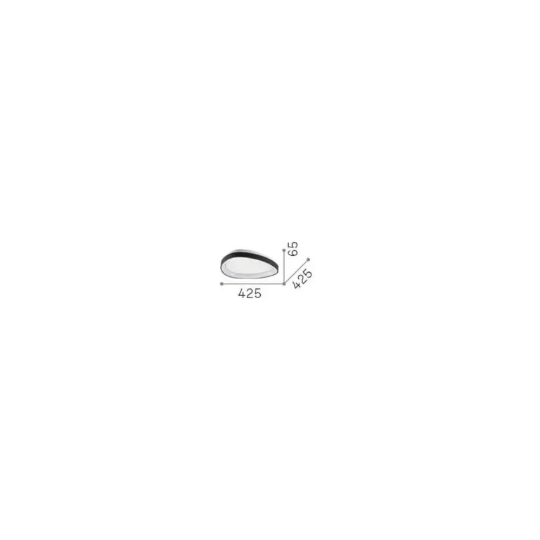 Плафон GEMINI PL D042 ON-OFF OTTONE, brass, ideal lux, led 23w, 3000k, 3100lm, 328034