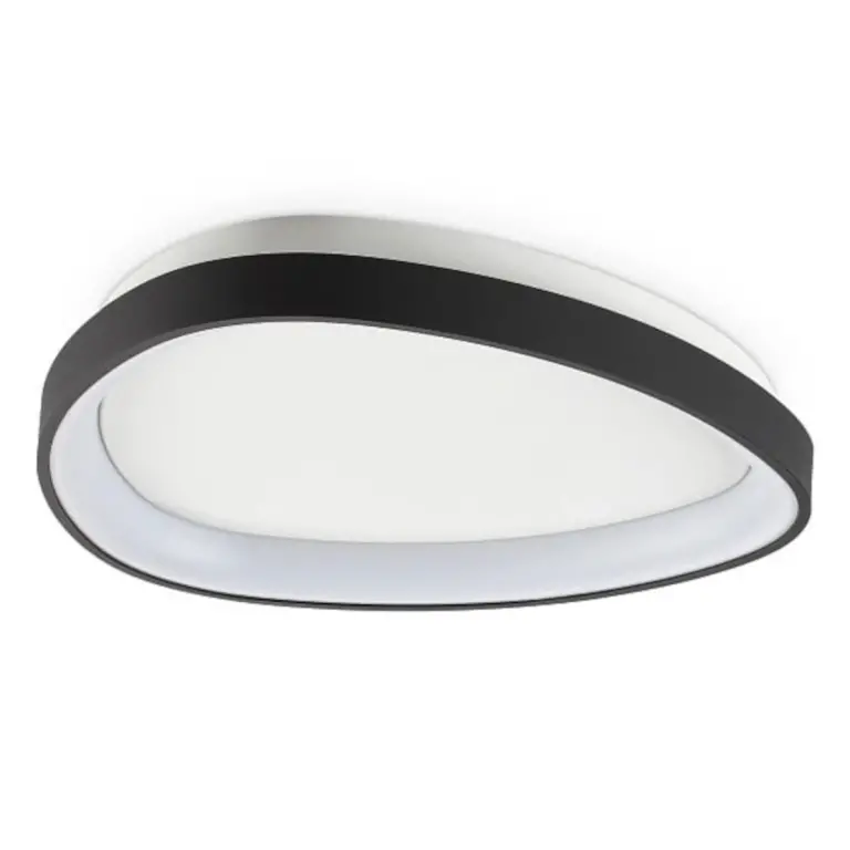 плафон GEMINI PL D042 ON-OFF NERO, black, ideal lux, led 23w, 3000k, 3100lm, 328027
