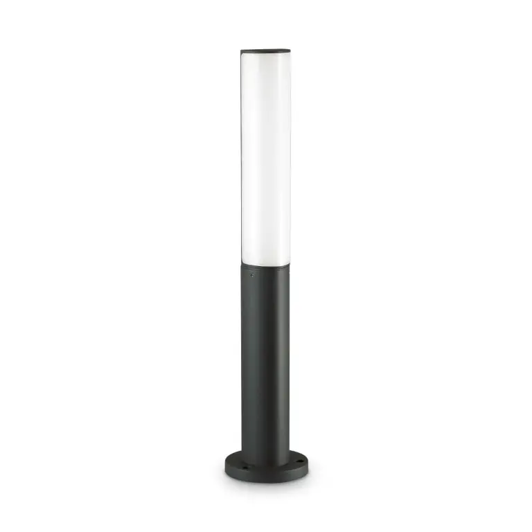 градински стълб etere pt nero 3000k, black, ideal lux, led 9.5w, 3000k, 1150lm, 322261