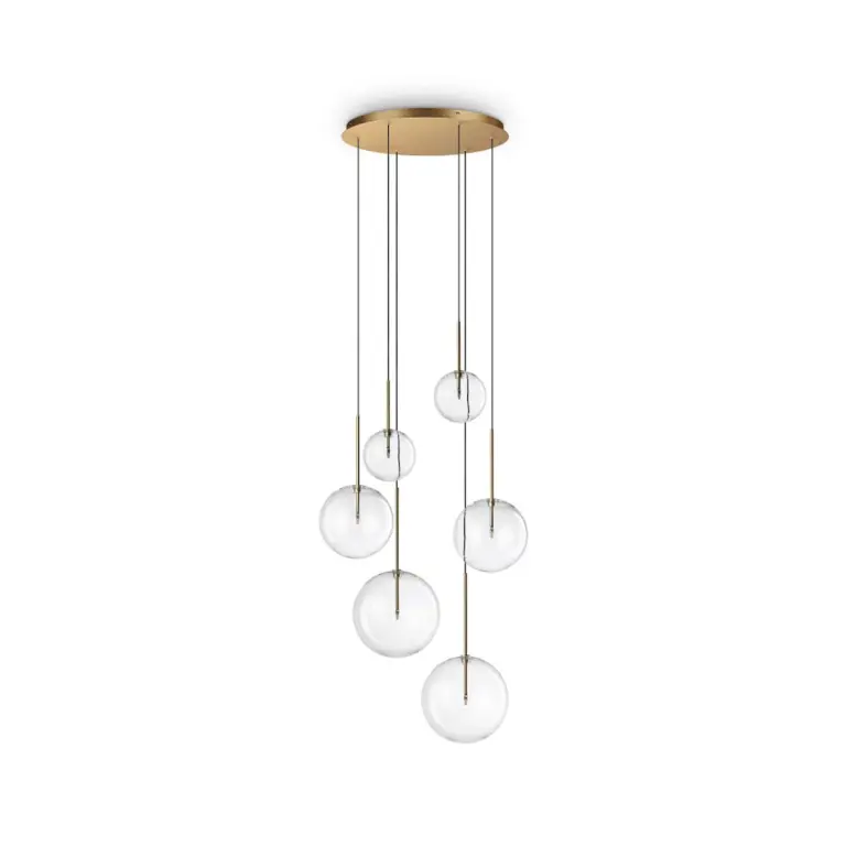 Полилей EQUINOXE SP6 OTTONE, brass, ideal lux, 6xG4, 317243