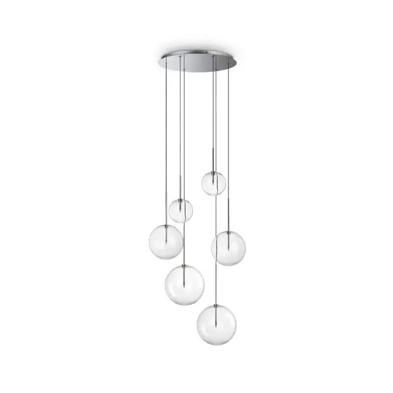 полилей EQUINOXE SP6 CROMO, chrome, ideal lux, 6xG4, 317250
