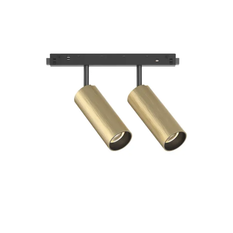спот за шина ego track double brass, on-off, ideal lux, led 24w, 3000k, 2400lm, 282022
