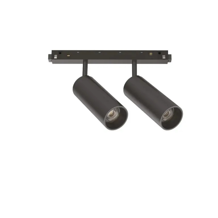 Спот за шина ego track double black, on-off, ideal lux, led 24w, 3000k, 2400lm, 257662