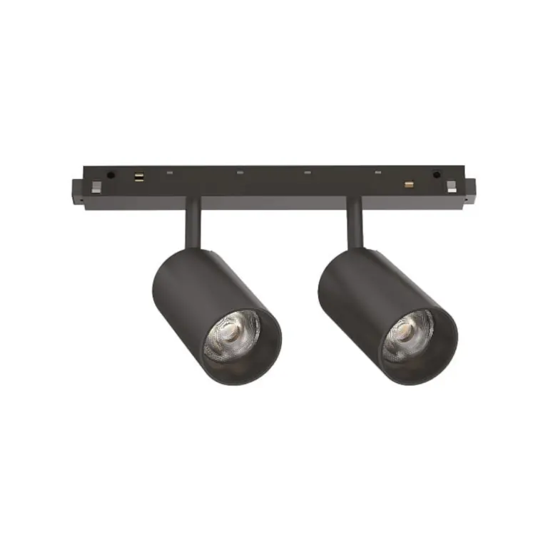 Спот за шина ego track double black, ideal lux, led 16w, 4000k, 1550lm, 321806
