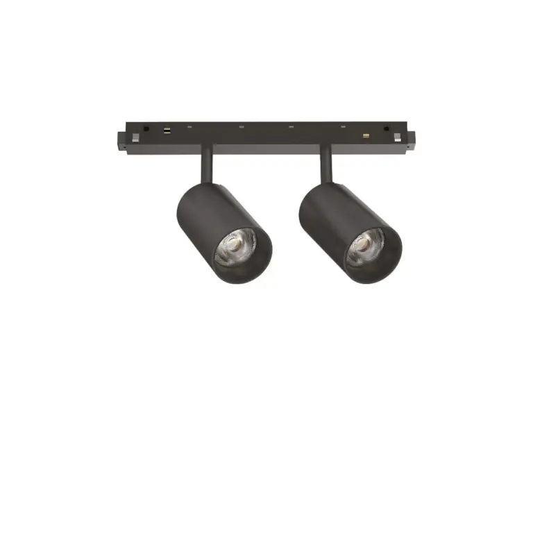 спот за шина ego track double black, ideal lux, led 16w, 3000k, 1500lm, 257648