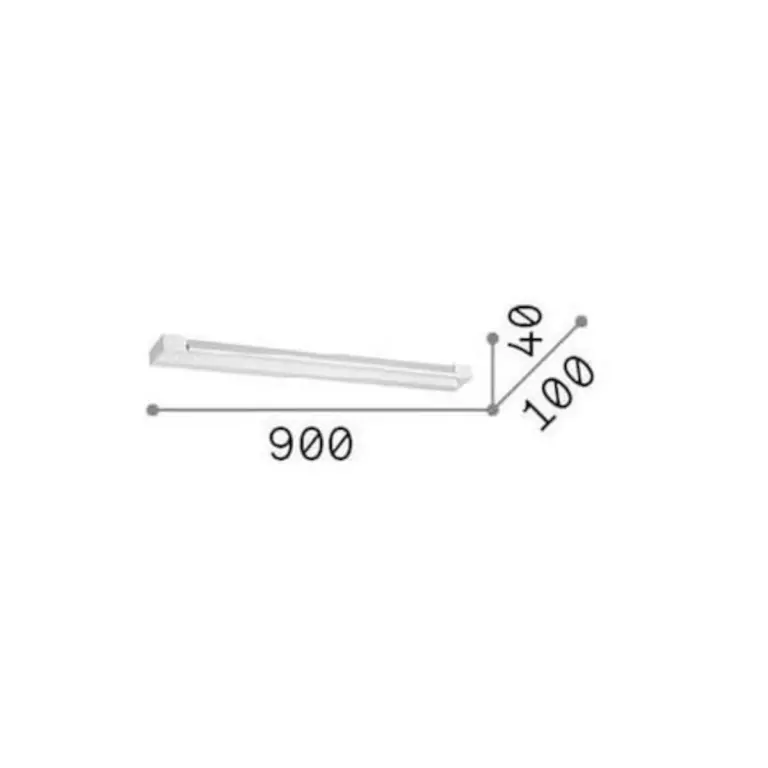 Аплик BALANCE AP D90 NERO, black, ideal lux, led 24w, 3000k, 3100lm, 321561