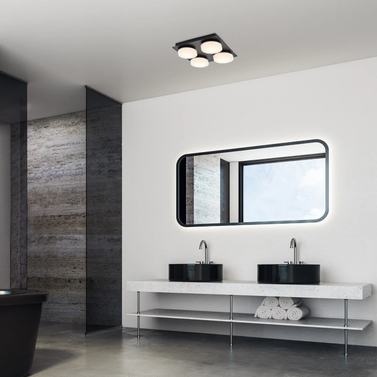 75004 Attichus, осветление за баня, LED 21W, D 28cm
