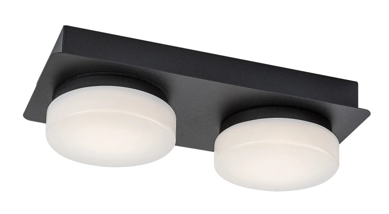 Плафон Attichus, черен, rabalux, led 11w, 4000k, 1200lm, 75002