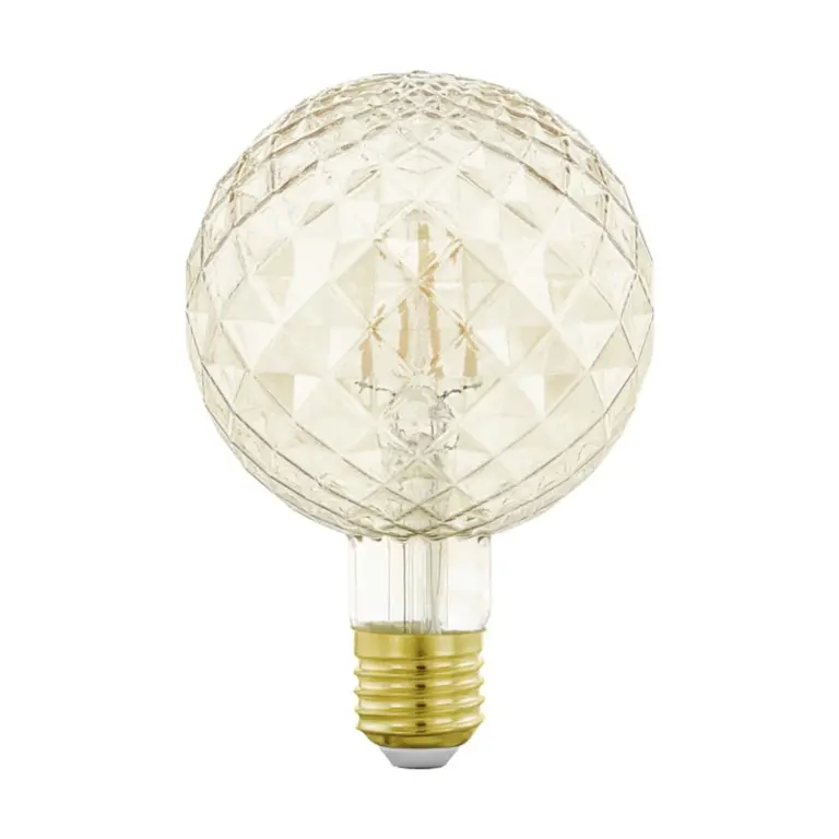 Led лампа 2.5w - димируема, топла светлина, eglo, e27-led-g95, 200lm, 2200k, 110118