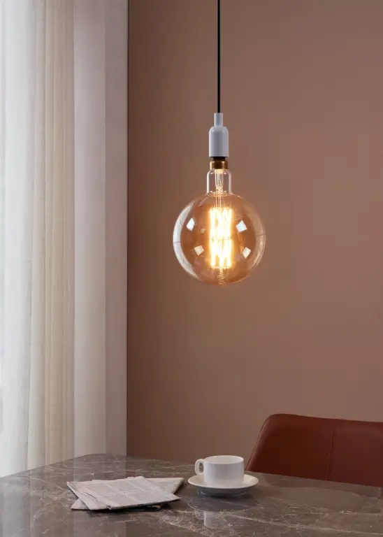 Led лампа 8w - димируема, топла светлина, eglo, e27-led-g200, 806lm, 2100k, 110112