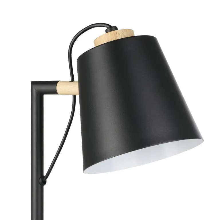 Настолна лампа lacey-qi , черен, eglo, led 5,5w, 720lm, 3000K, 900626