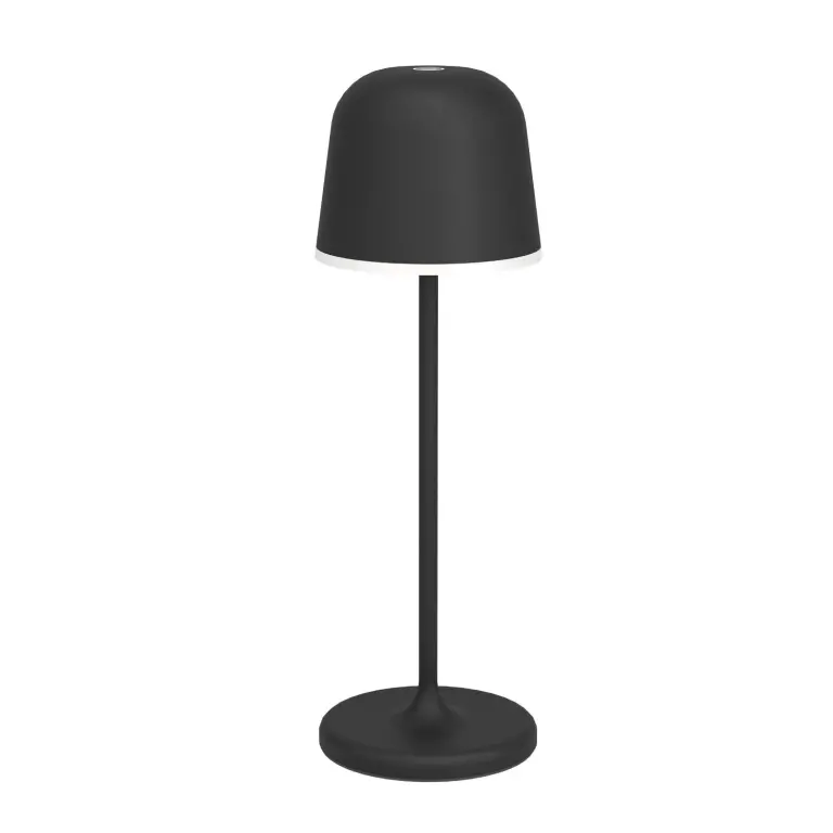 Настолна лампа mannera, черен, eglo, led с USB 1x2,2W, 200lm, 3000K, IP54, 900457