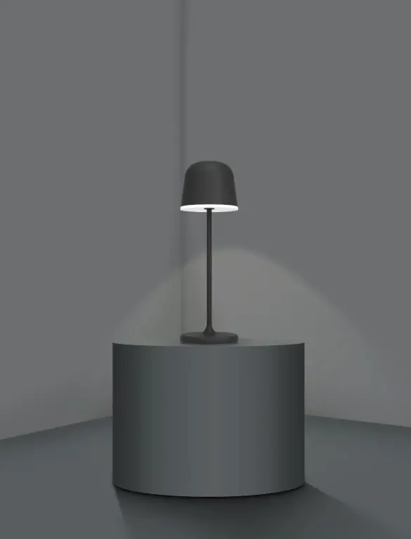 Настолна лампа mannera, черен, eglo, led с USB 1x2,2W, 200lm, 3000K, IP54, 900457