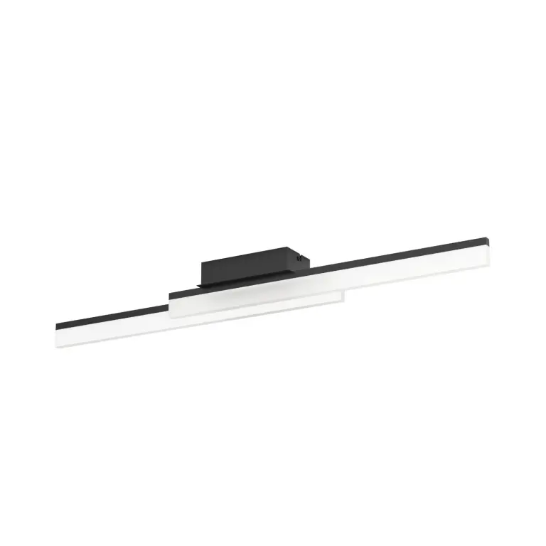 Плафон/аплик palmital, черен, eglo, led 2x11w, 2700lm, 3000K, IP44, 900844