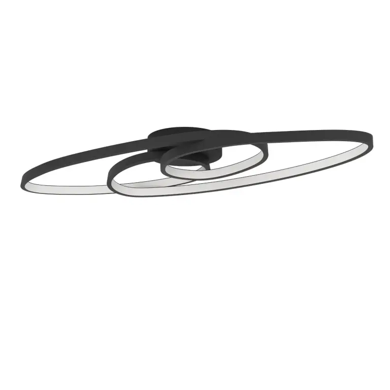 ПЛ LED 36W 3960lm 3000K дим. 880Х335Х210 черно 'GIANELLA'