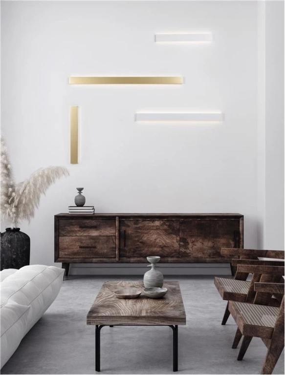 Аплик seline, gold aluminium, nova luce, led Philips 36w, 2520Lm, 3000K, 9060912