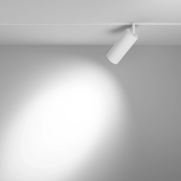 Спот за шина exility, focus led, white, maytoni, led 20w, 3000k, 1600lm, tr032-2-20w3k-s-w