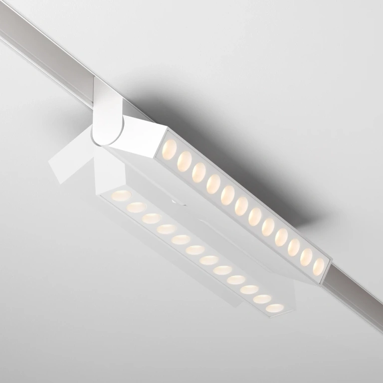 Спот points rot, за шина exility, white, maytoni, led 12w, 3000k + 6000k, 850lm, tr033-4-12wtw-dd-w