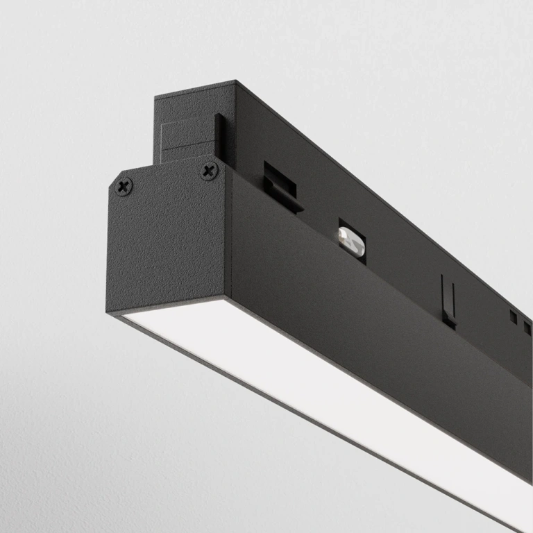 Спот basis, за шина exility, black, maytoni, led 24w, 3000k + 6000k, 1500lm, tr030-4-24wtw-dd-b