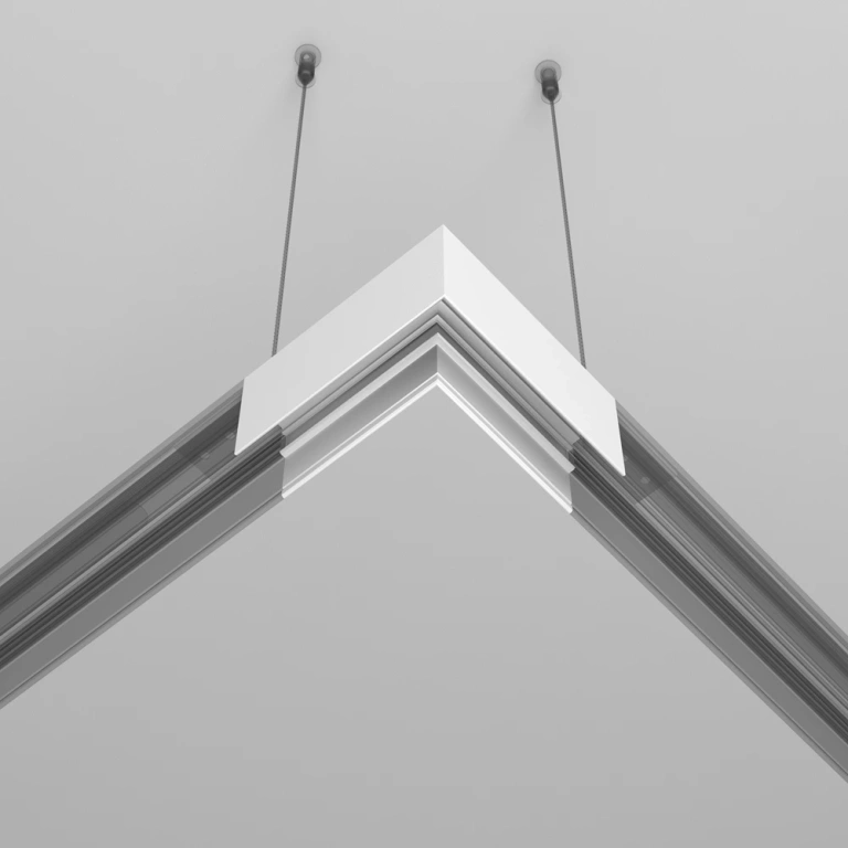 Ъглов конектор за магнитна релса външен монтаж exility, white, maytoni, tra034hcl-41w