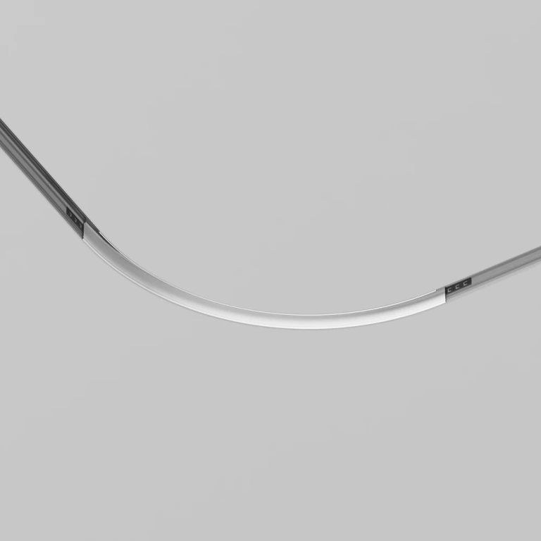 Радиус конектор за магнитна релса вграден монтаж exility, white, maytoni, tra044-angle.12w