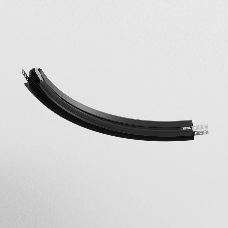 радиус конектор за магнитна релса вграден монтаж exility, black, maytoni, tra044-angle.12b