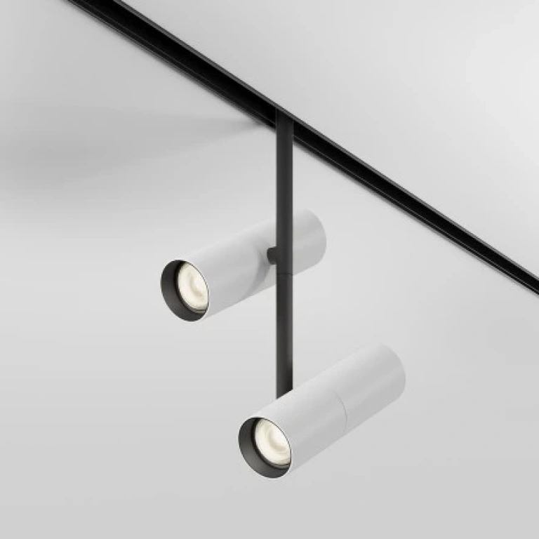 Спот за шина exility, elti duo, black and white, maytoni, led 24w, 3000k, 1563lm, tr005-2-2x12w3k-bw
