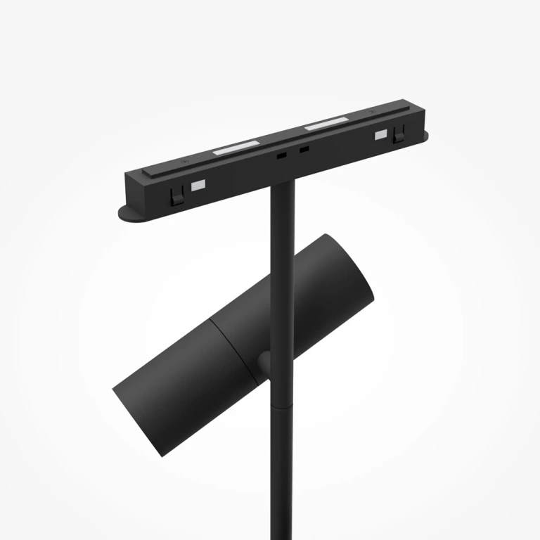 Осветление за шина exility, elti duo, black, maytoni, led 24w, 3000k, 1463lm, tr005-2-2x12w3k-b