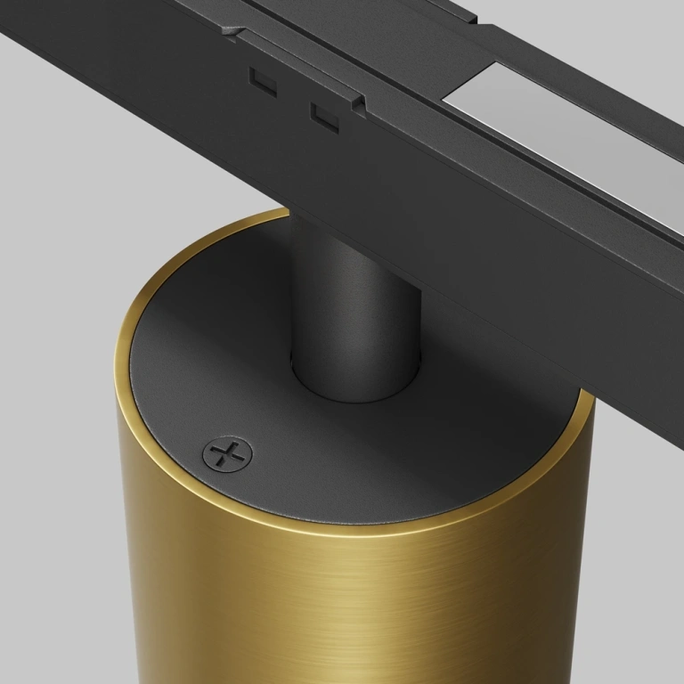 Спот за шина exility, alfa s, brass, maytoni, led 7w, 3000k, 380lm, tr132-2-7w3k-bs