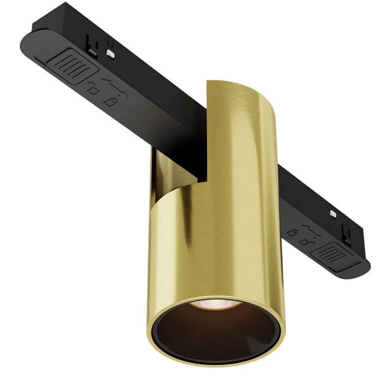 Спот за шина exility, alfa, brass, maytoni, led 7w, 3000k , 370lm, tr122-2-7w3k-bs