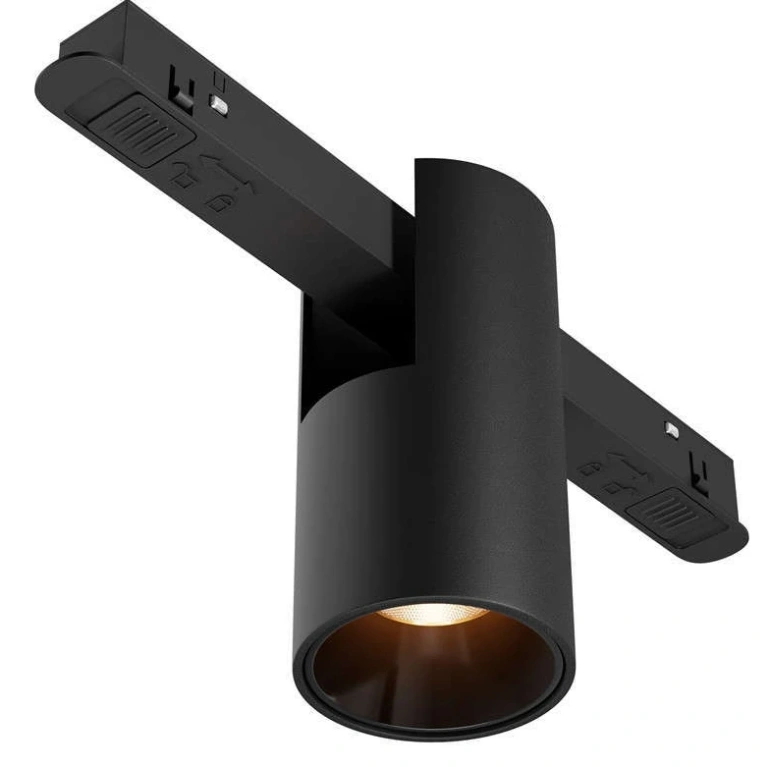 Спот за шина exility, alfa, black, maytoni, led 7w, 3000k , 370lm, tr122-2-7w3k-b