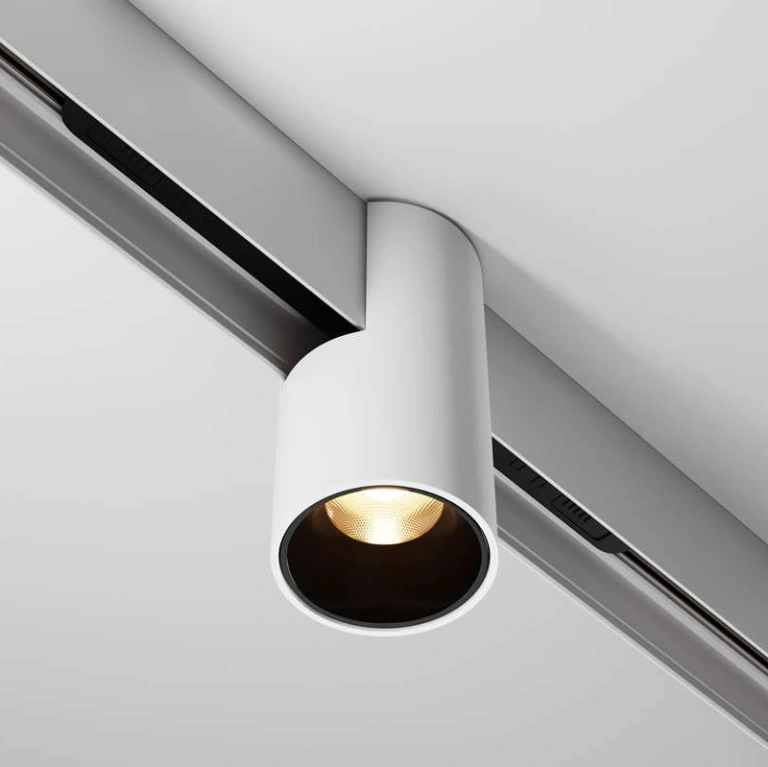 Спот за шина exility, alfa, white, maytoni, led 7w, 3000k , 340lm, tr122-2-7w3k-w