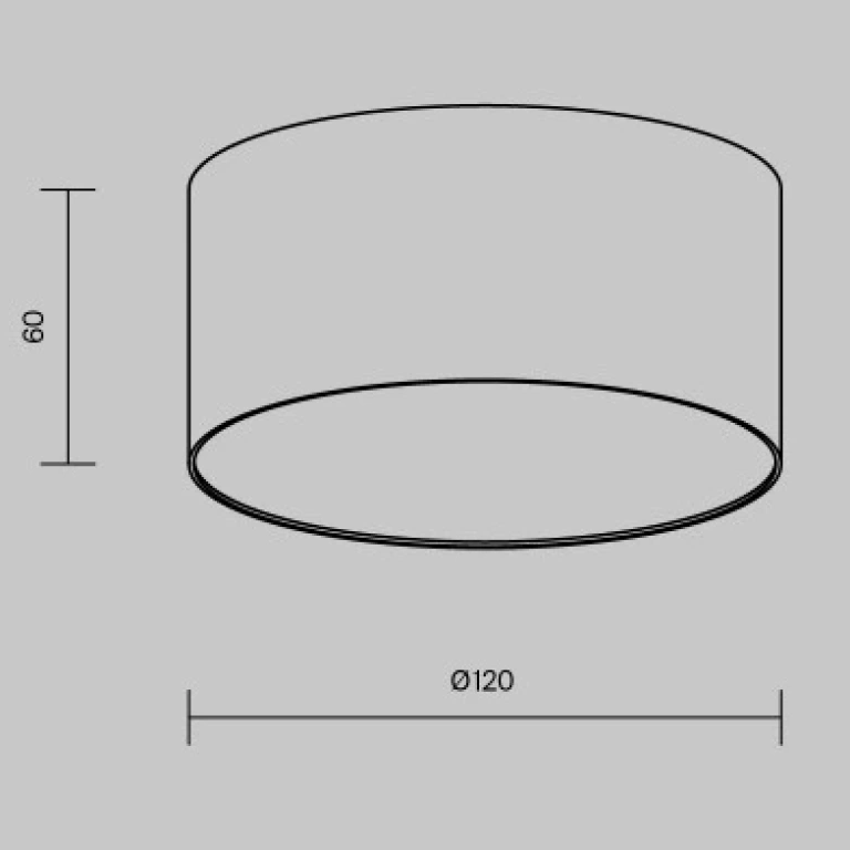 Плафон zon, white, maytoni, led 12w, 3000k, 660lm, c032cl-12w3k-rd-w