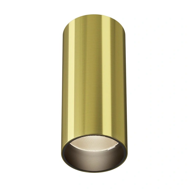 Луна focus led, brass, maytoni, led 12w, 3000k, 900lm, c056cl-l12w3k-w-bs