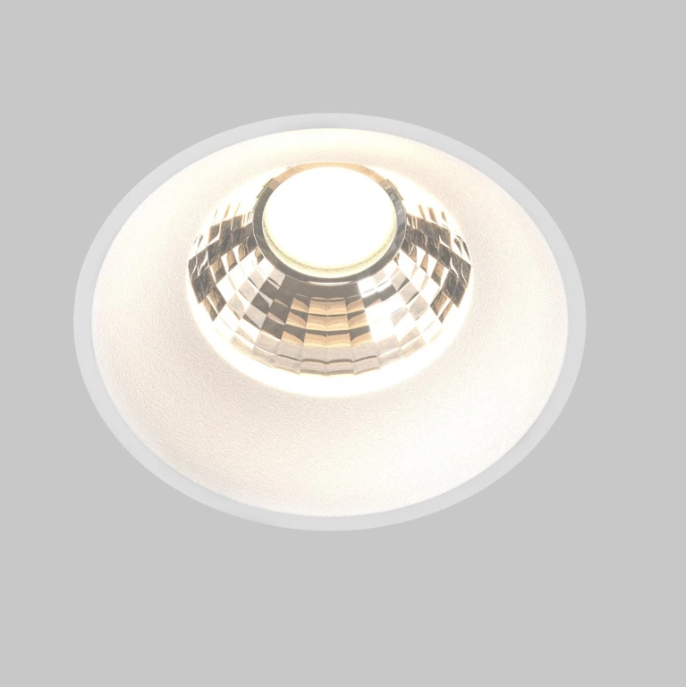 Луна round, white, maytoni, led 12w, 3000k, 920lm, dl058-12w3k-trs-w