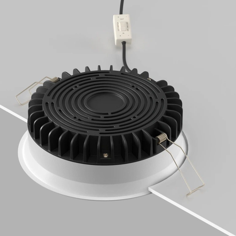 Луна okno, white, maytoni, ip 44, led 18w, 3000k - 4000k - 6000k, 1370lm, dl055-18w3-4-6k-w