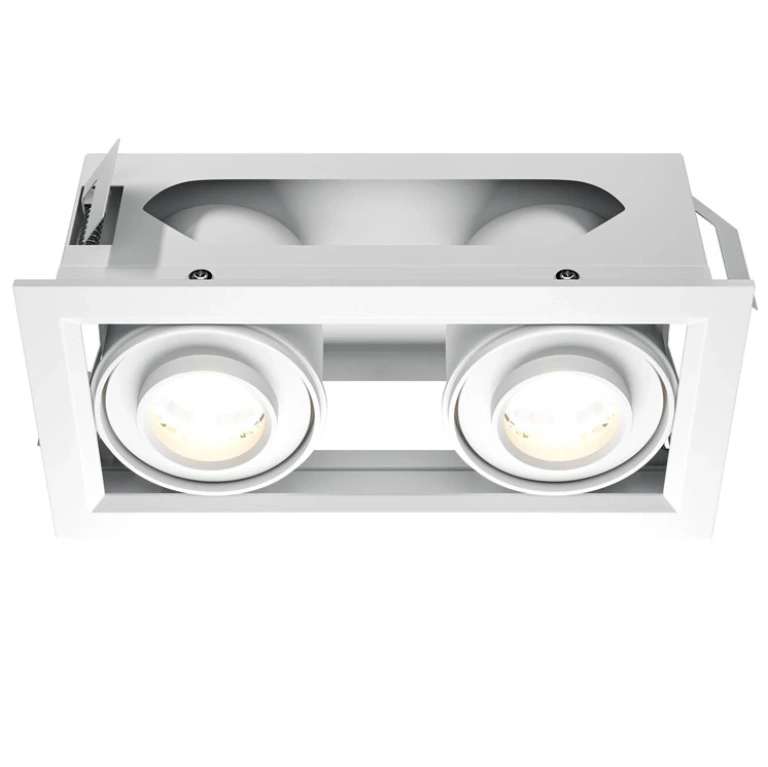 Луна metal modern, white, maytoni, led 20w, 3000k, 1450l, dl093-02-10w3k-w