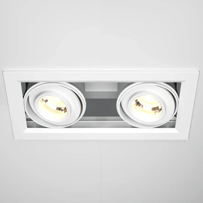 Луна metal modern, white, maytoni, led 20w, 3000k, 1450l, dl093-02-10w3k-w