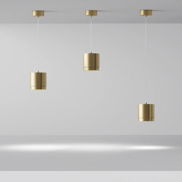 Пендел polar, matte gold, maytoni, 1xGX53, p088pl-gx53-mg