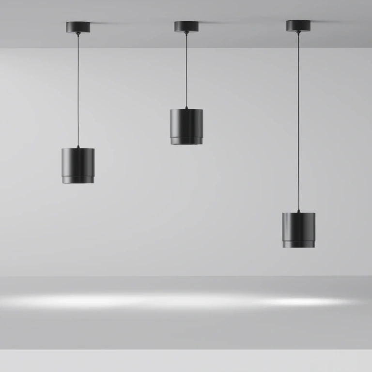Пендел polar, black, maytoni, 1xGX53, p088pl-gx53-b