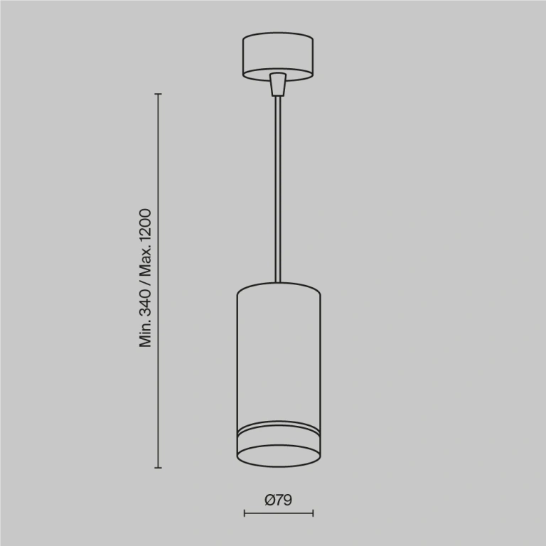 Пендел orlo, white, maytoni, led 12w, 3000k, 560lm, p085pl-12w3k-w