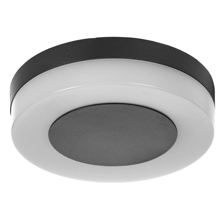 Плафон Hasle R, черен, elbulgaria, led 18w, 4000k, 1800lm, 2967/18w bk